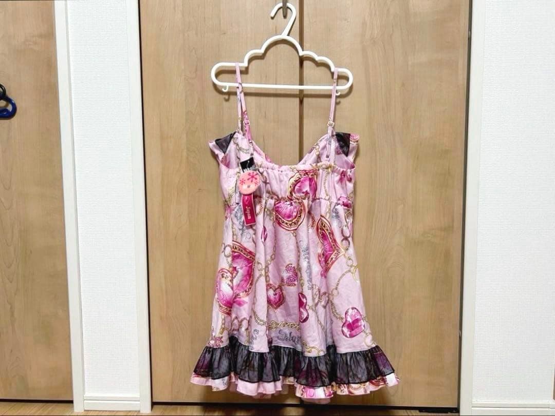 MARS♡AliceTime柄♡アリスタイム♡ドットチュール♡キャミトップスPK