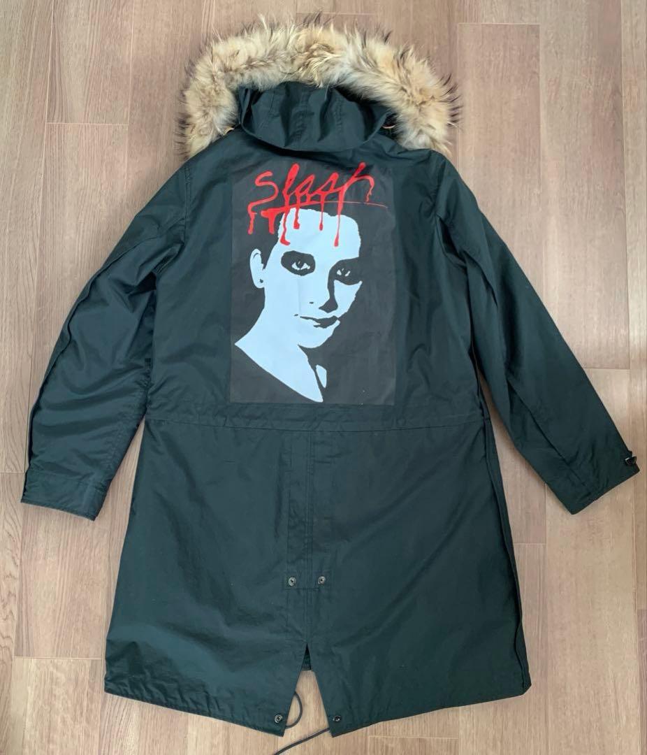 UNDERCOVER ファー付きダークグリーンモッズコート サイズ2