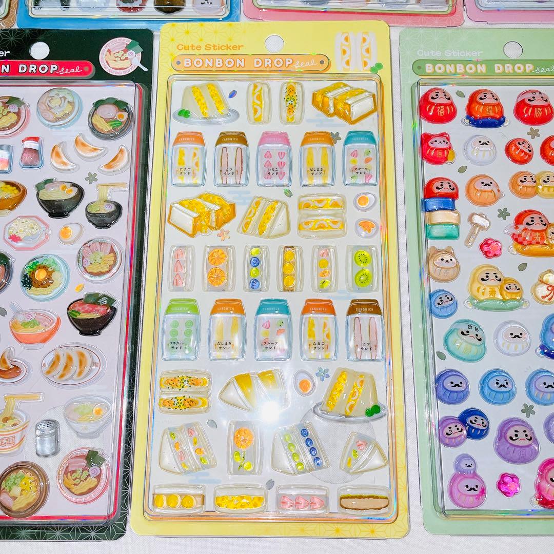 【クーリア正規品】 ボンボンドロップシール　和柄　7種セット　和風　ボンドロ