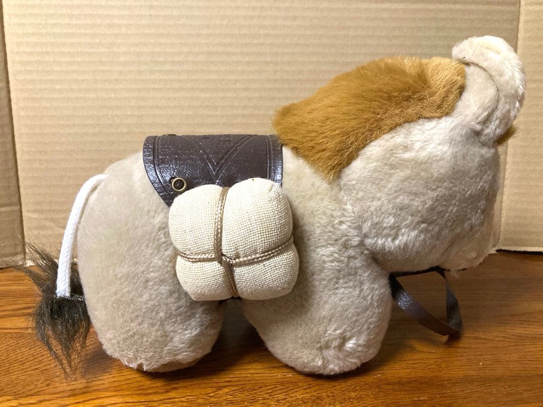 80年代 ビンテージ リトルハウス ロバ COFFEE BEAN ぬいぐるみ