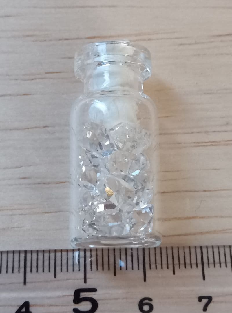 【レア】【希少】ベラクルスアメジスト　ハーキマーダイヤモンド　小瓶入り　美品