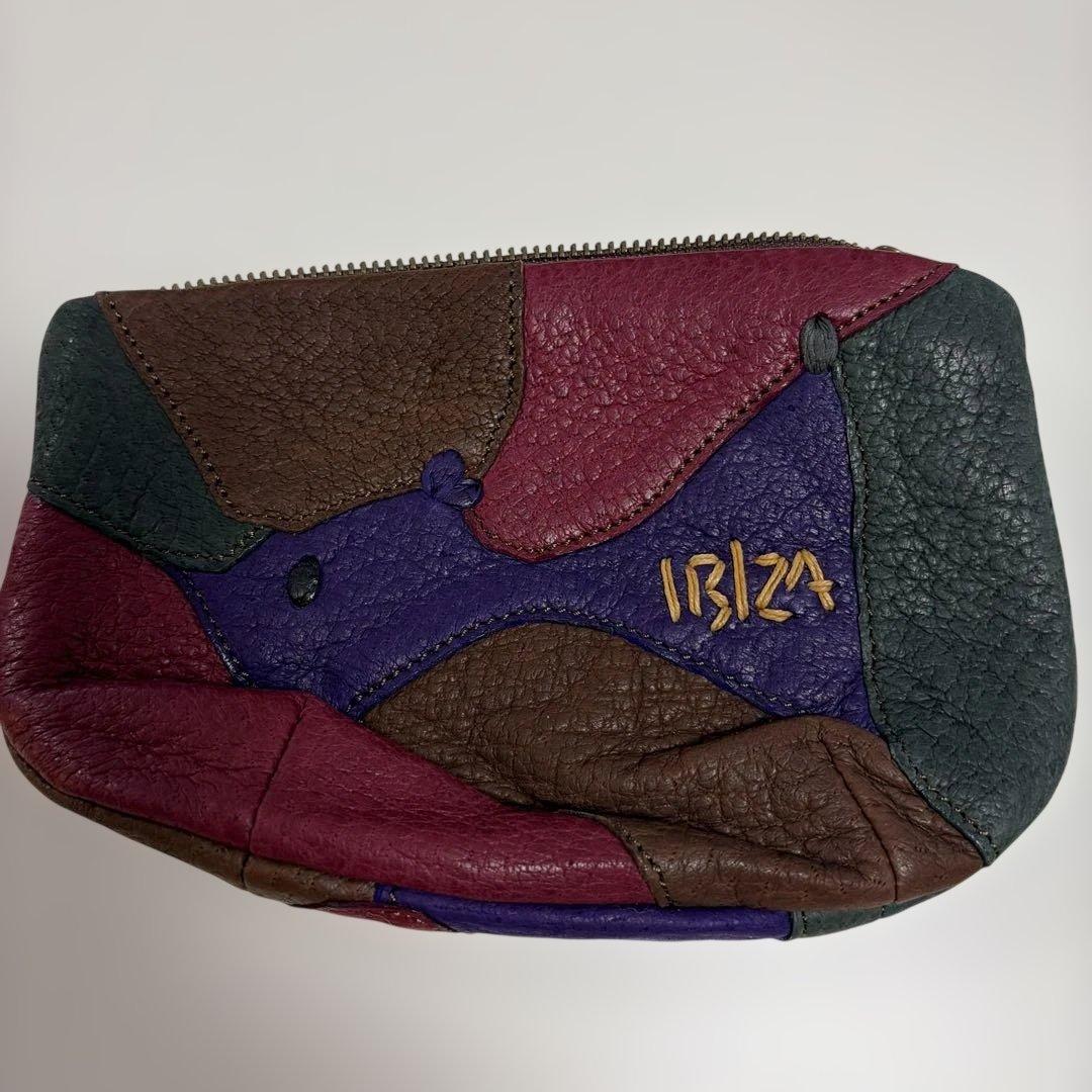 「ダルさん専用〜ʕ•ᴥ•ʔ」IBIZA　美品！希少ペッカリー　ハンドバッグ　ポー