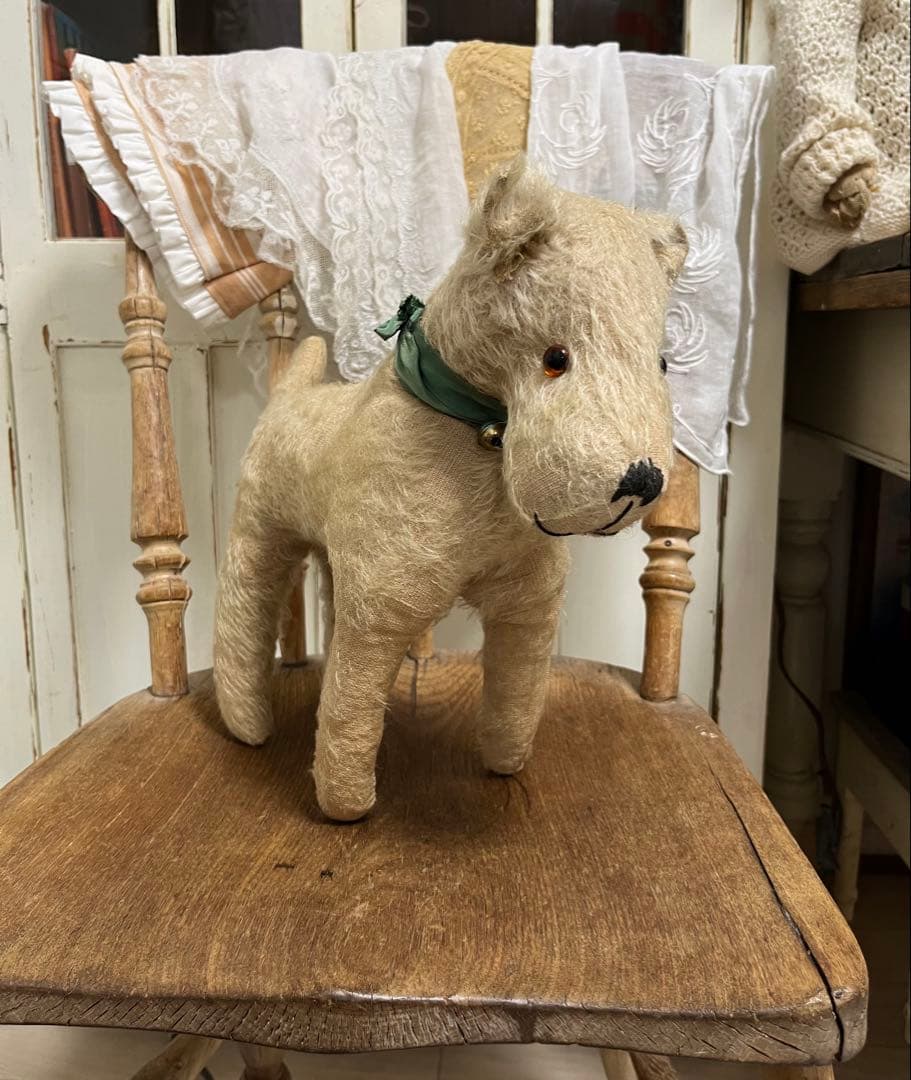 アンティーク　ヴィンテージ　テリア　ぬいぐるみ　犬　ベア　ドイツ