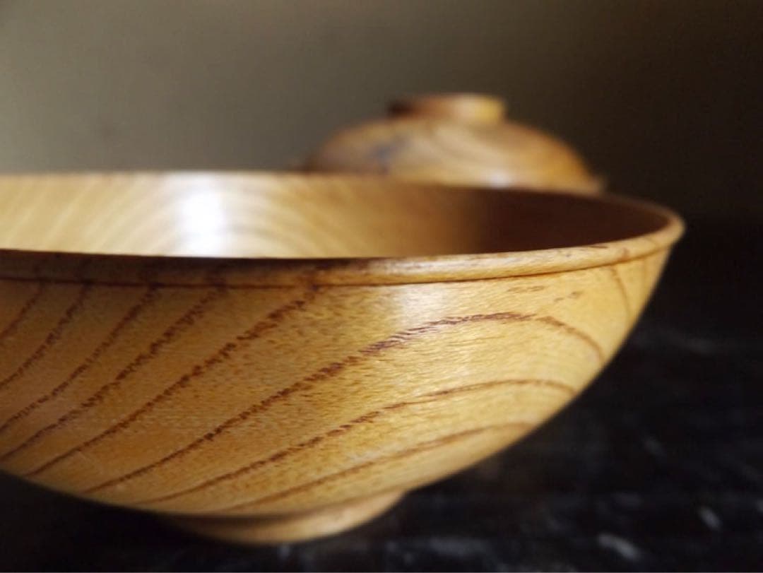 【人間国宝　高野松山】すすき野秋蛩木地蒔絵椀　欅・螺鈿・蛩秋草図・夫婦・椀 汁椀