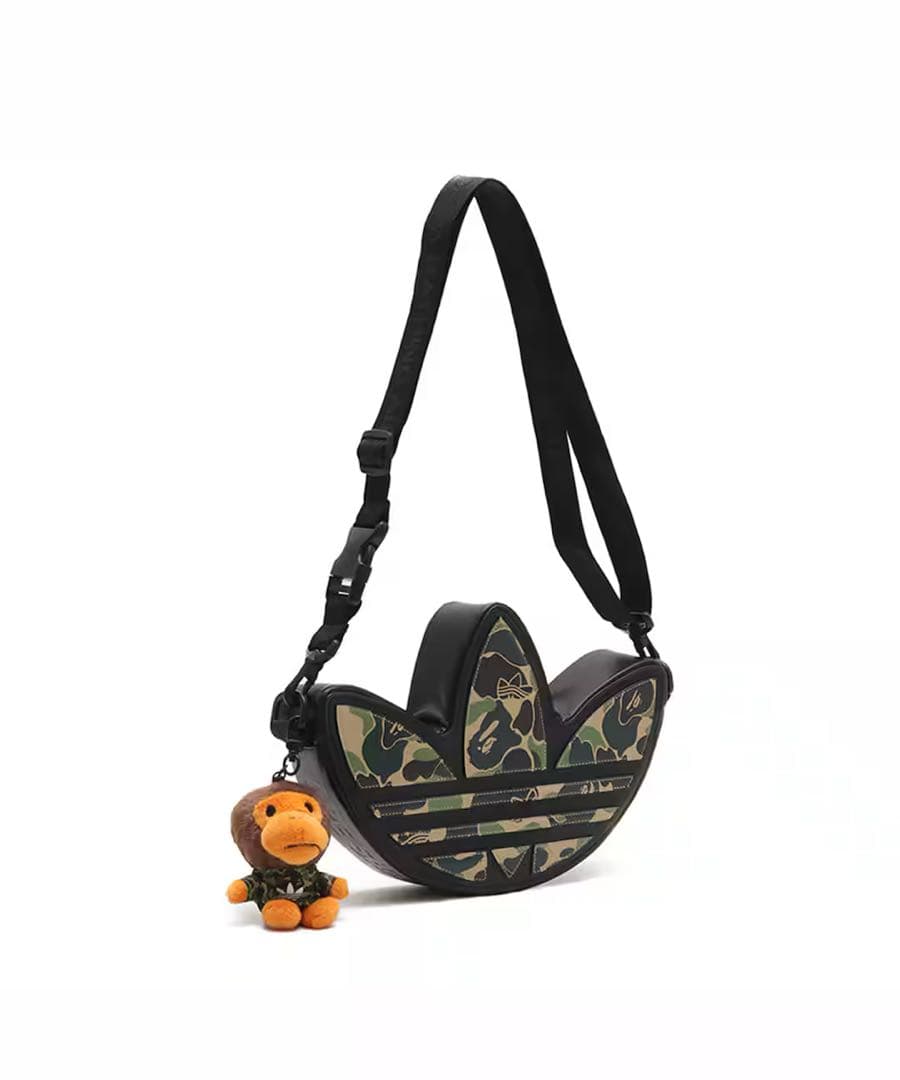 バッグ adidas bape TREFOIL SHOULDER BAG atmos