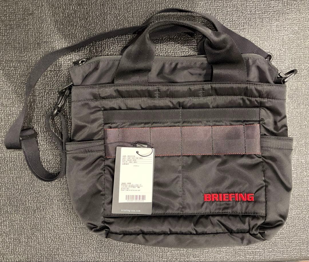 【最終値下げ】【美品】BRIEFING ブラック ゴルフ トートバッグ