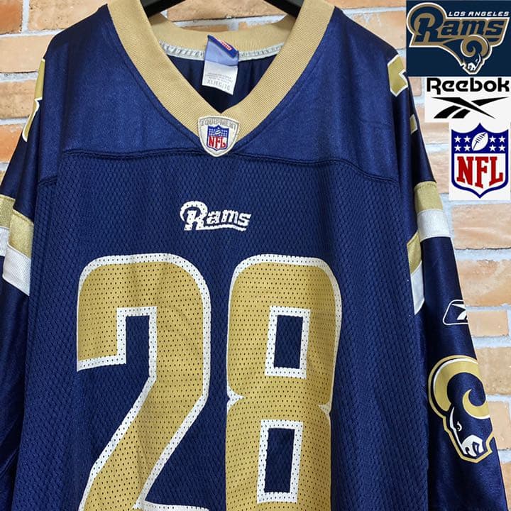 リーボック製　NFL ロサンゼルス・ラムズ ユニフォーム [スペシャルセール！]