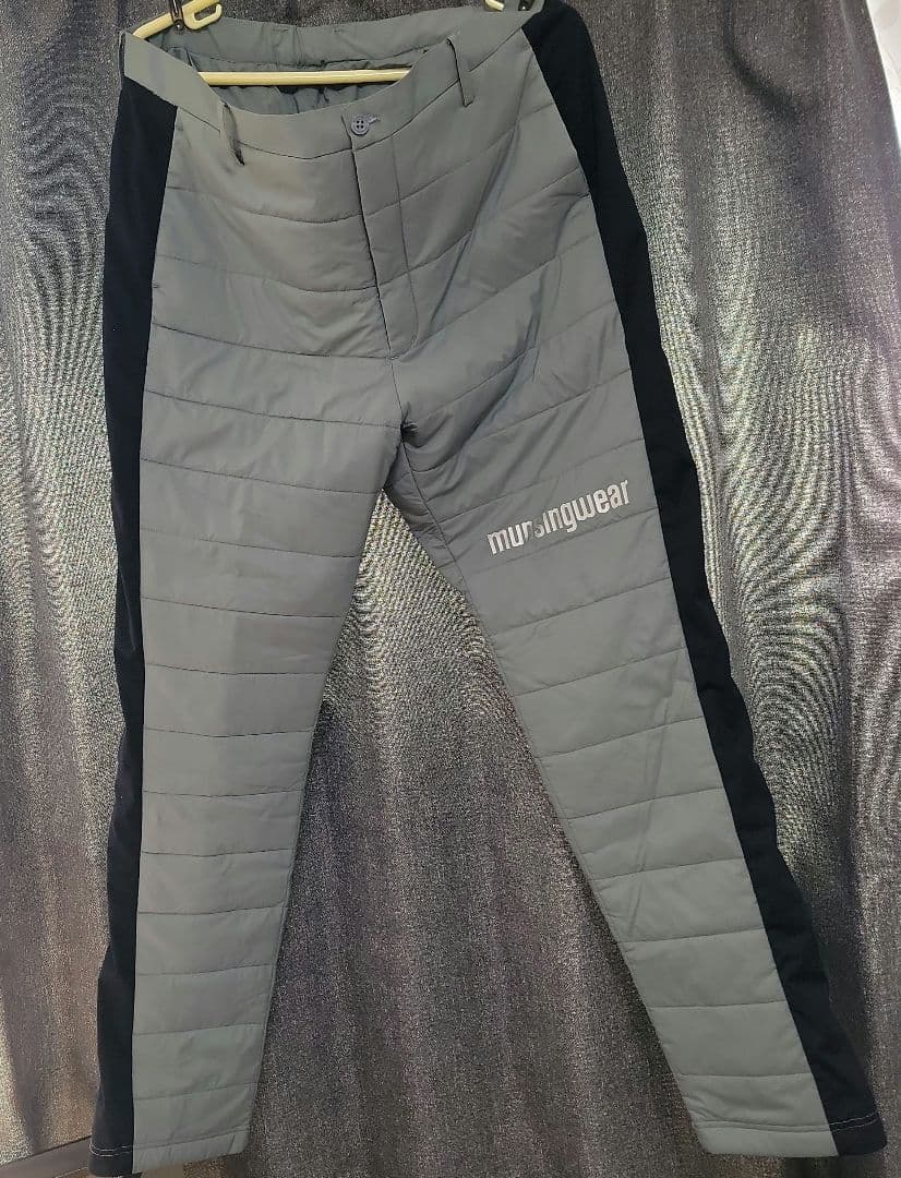 muningwear キルティングパンツ グレー