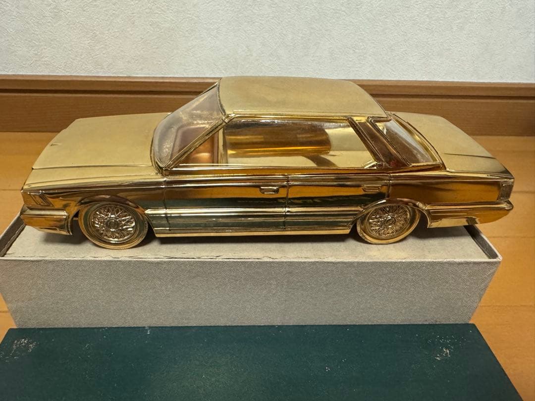 値下げ❗️NISSAN セドリック ゴールド オルゴール付シガレットケース