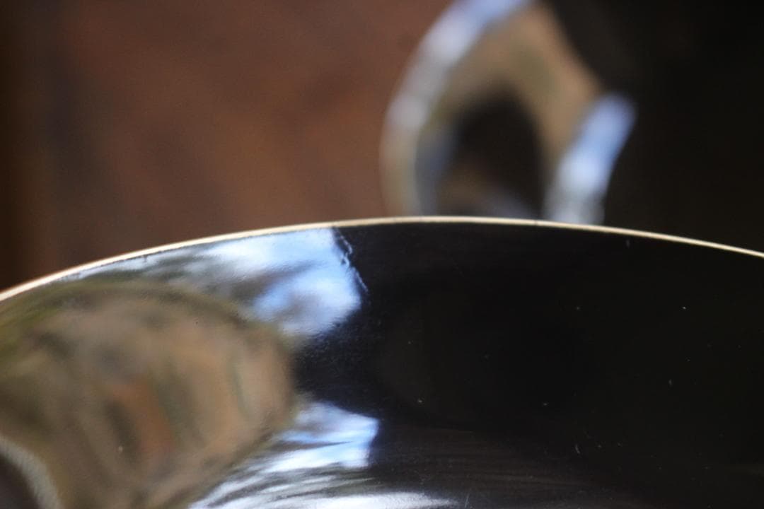 小傷あり！風情ある千筋糸目に極上桐花蒔絵の映えるお椀2点（検輪島塗懐石椀雑煮椀