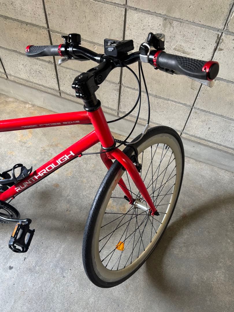 りんさん専用「赤 クロスバイク (700c)」[配達可能]