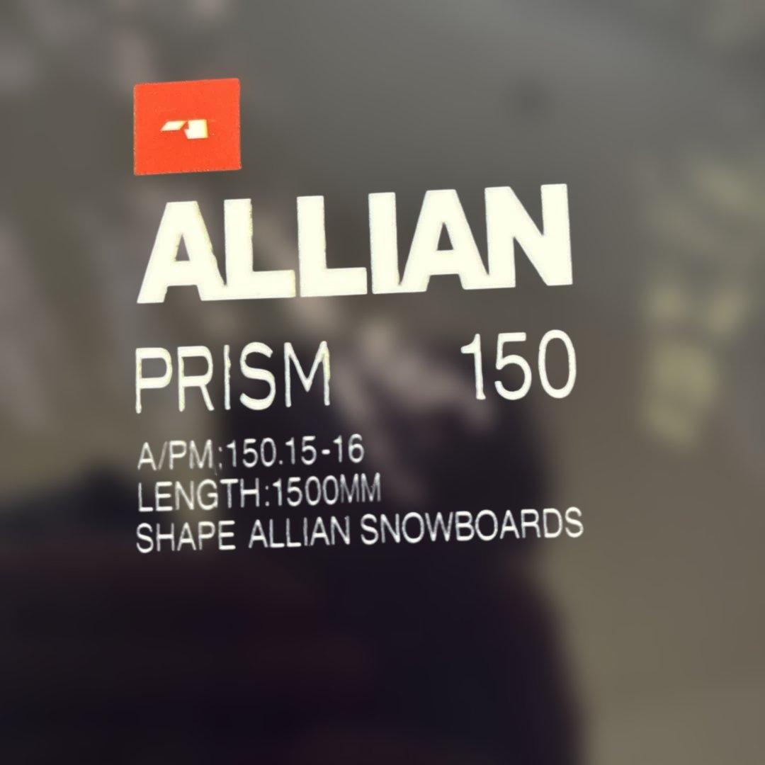 スノーボード ALLIAN PRISM 150cm