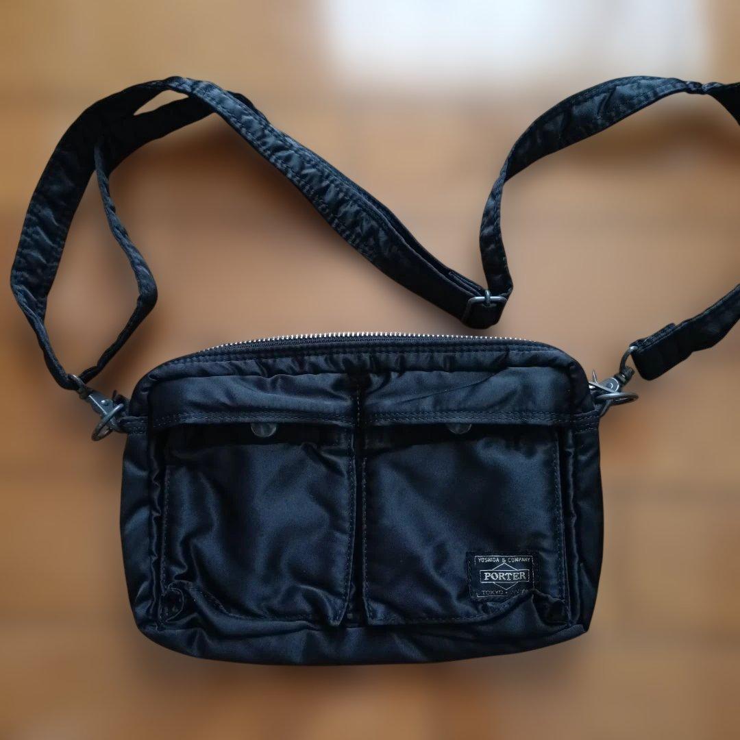 ポーター　タンカー　ショルダーバック　ブラック
