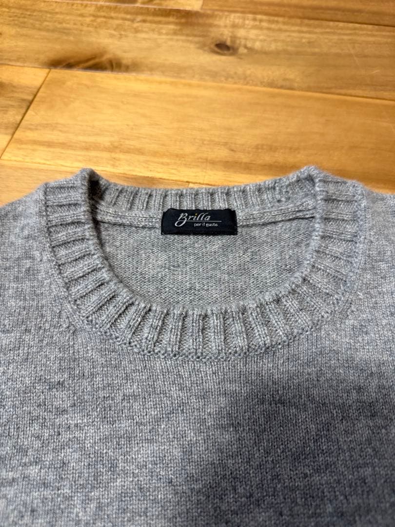 Brilla per il gusto / 10ゲージカシミヤクルーネックニット