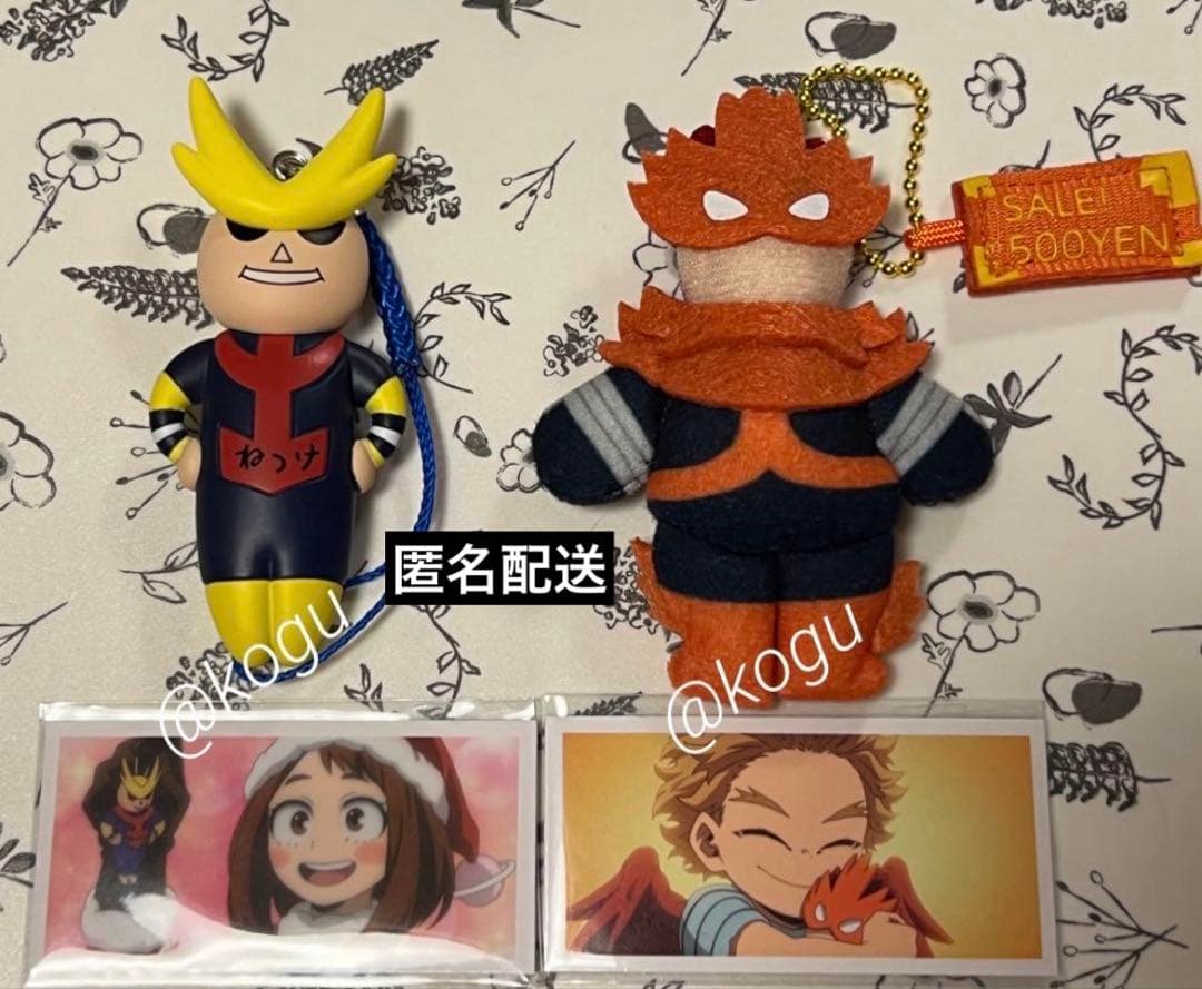 ヒロアカ USJコレクタブルキーチェーンエン デヴァー&オールマイトねつけ