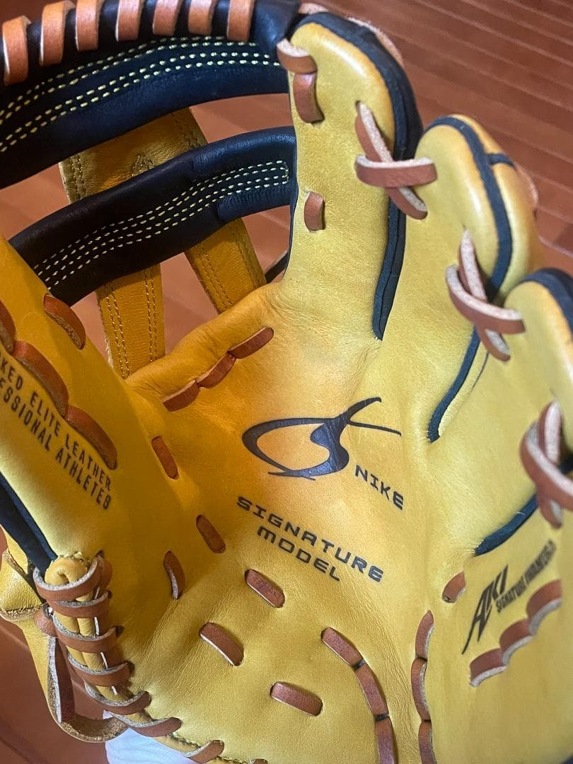 ☺*︎様 Nike 軟式グローブ 黒/黄