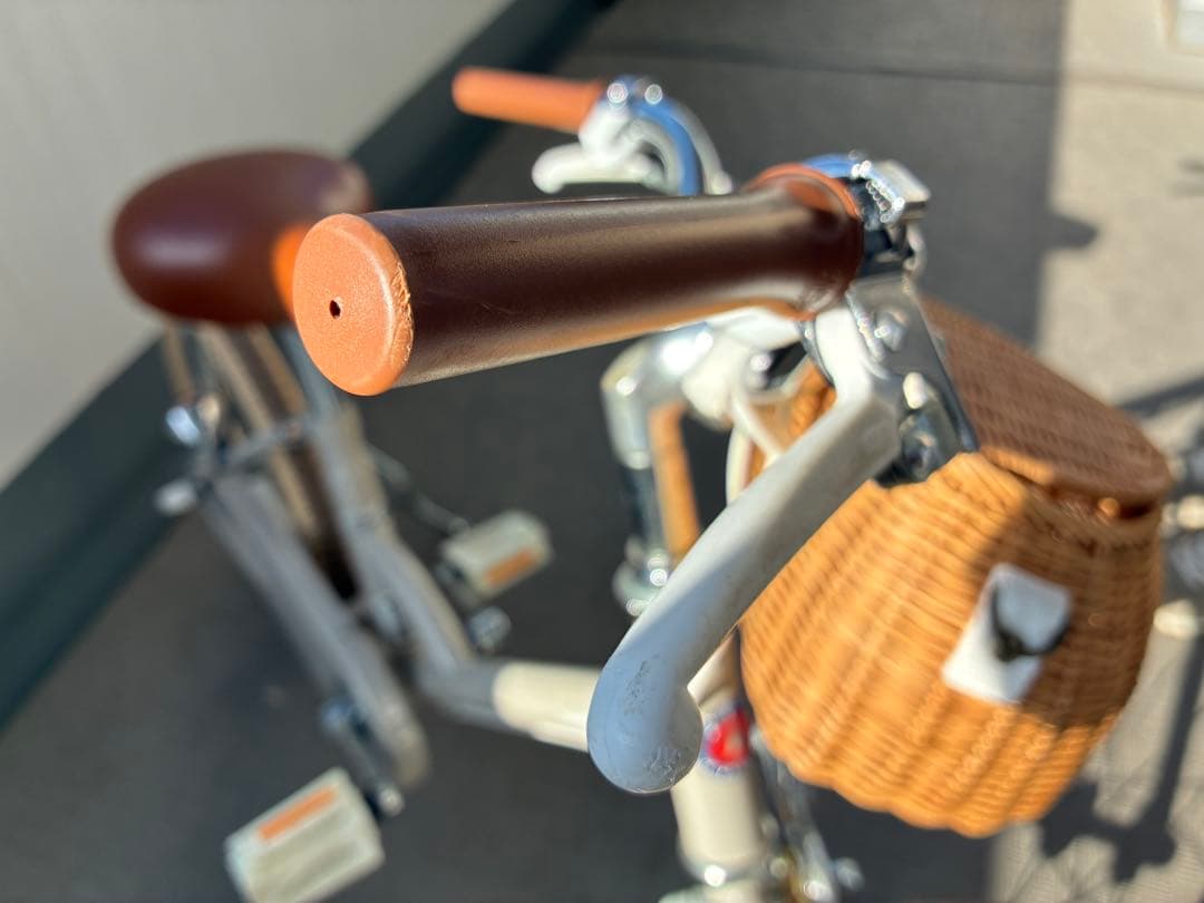 TOKYOバイク 16インチ　幼児用自転車 グレー バスケット付き