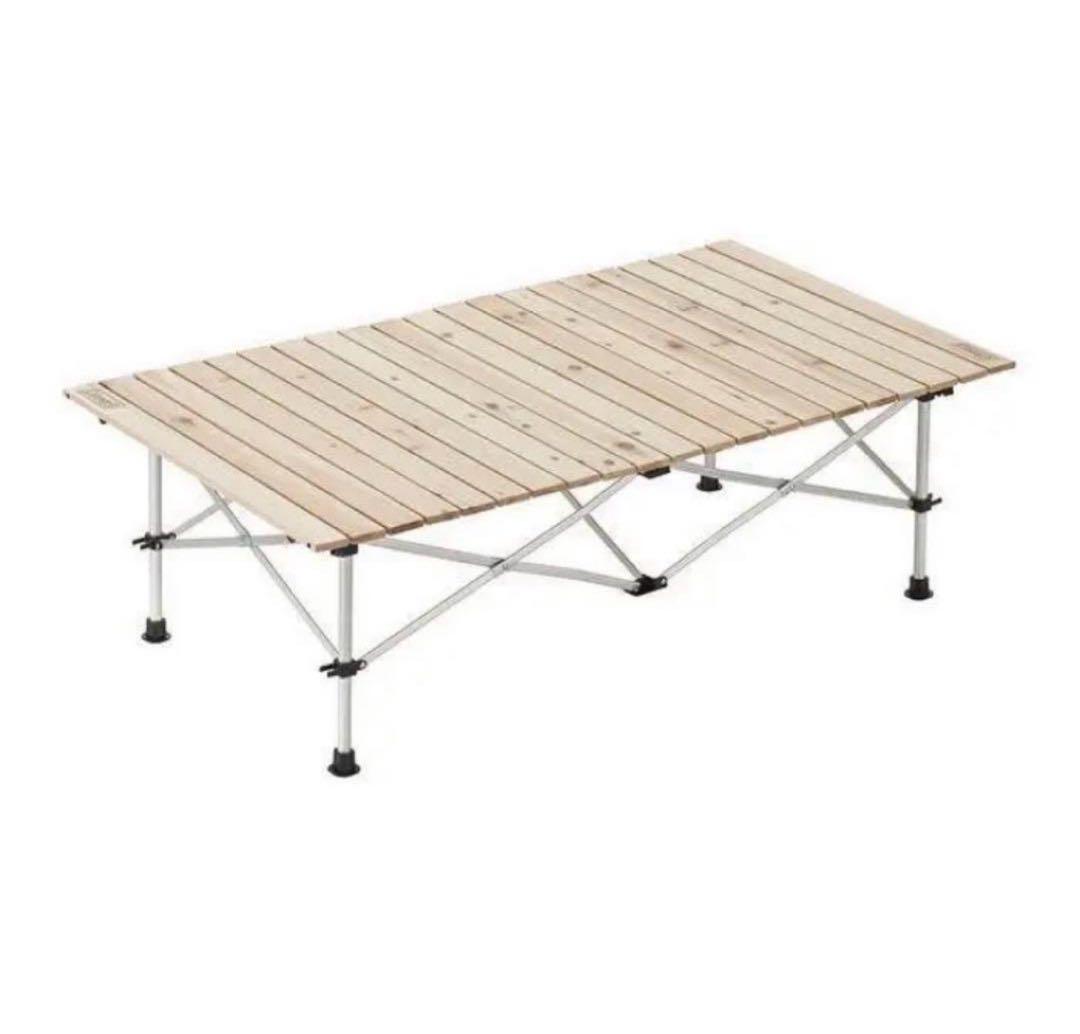 Coleman 折りたたみ木製テーブルナチュラルウッドロールテーブル120廃盤2