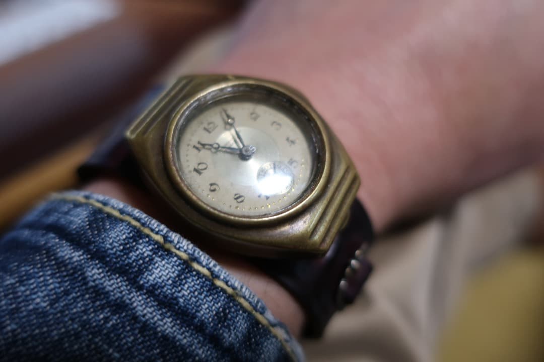 y*n様 動作品！動画あり！戦前戦後　腕時計 NORDY アンティーク