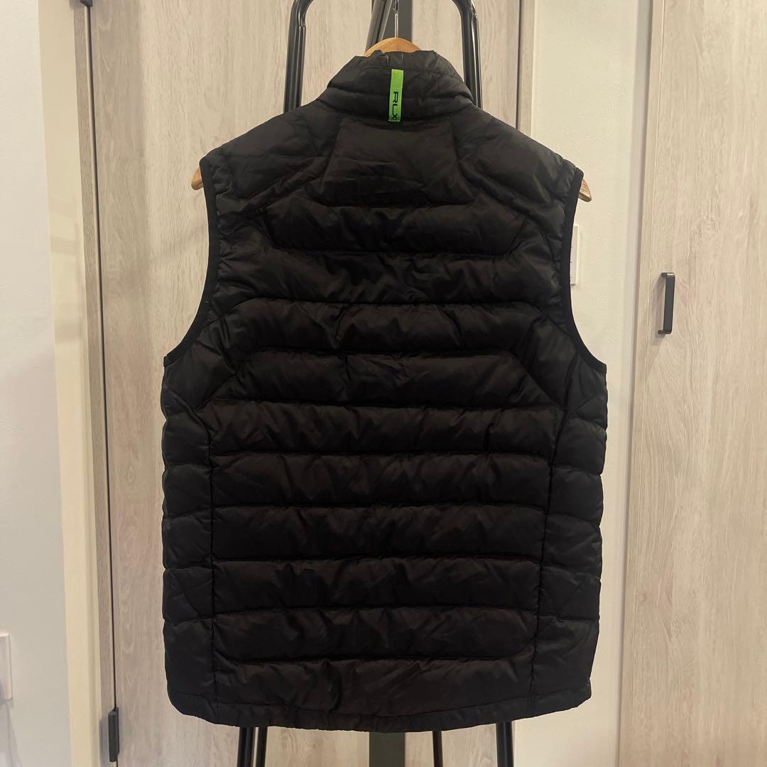 ラルフローレン スポーツ RLX ダウンベスト ゴルフ アウター 黒 ブラック