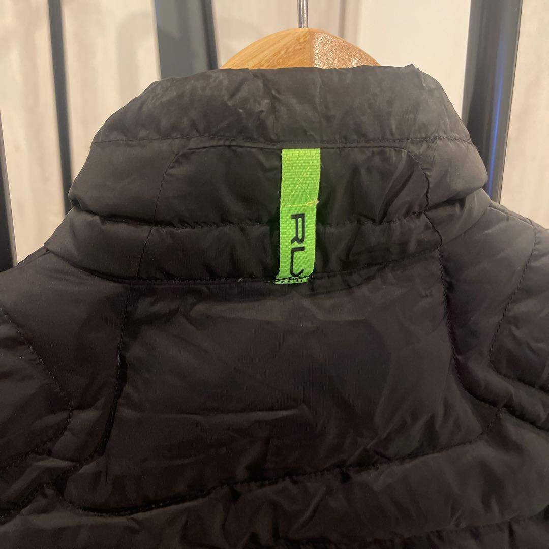 ラルフローレン スポーツ RLX ダウンベスト ゴルフ アウター 黒 ブラック