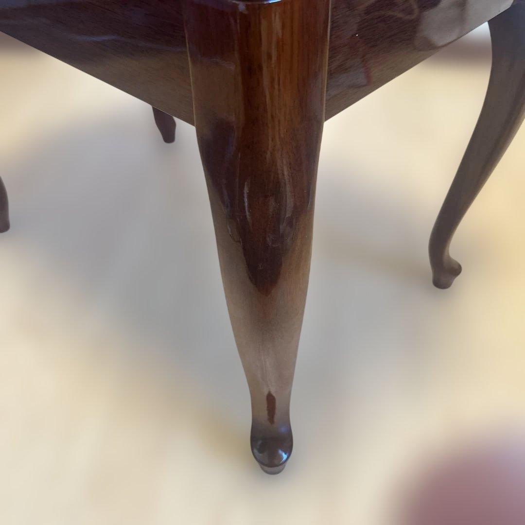 【極美品】YAMAHA ピアノ付属椅子　木目　猫脚　マホガニー