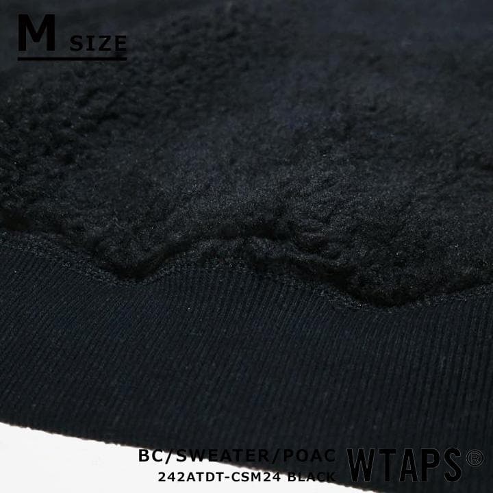 【Mサイズ】WTAPS★ボア クルーネック フリース ブラック 新品未使用