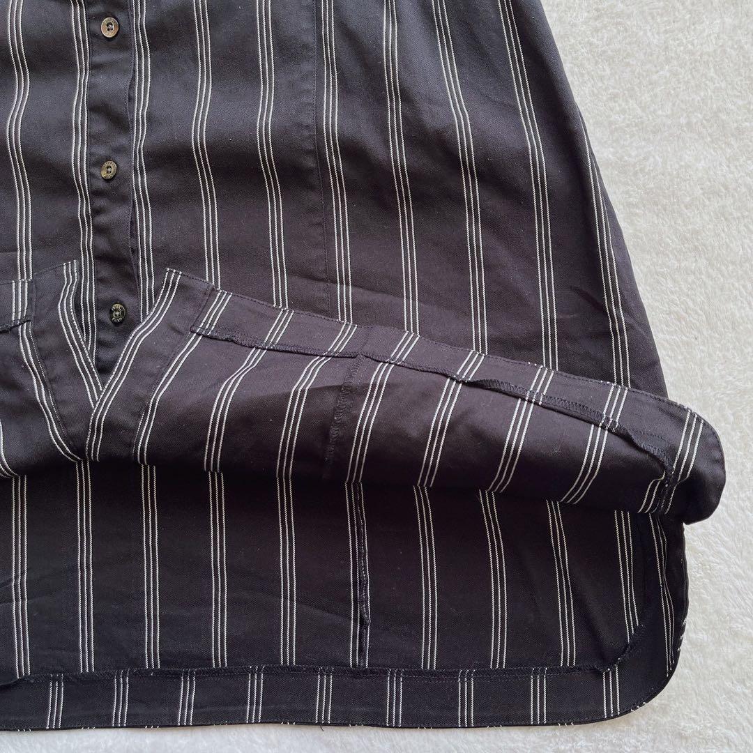 極美品　2025　パーリーゲイツ　オックス ストレッチ ストライプ 　ワンピース