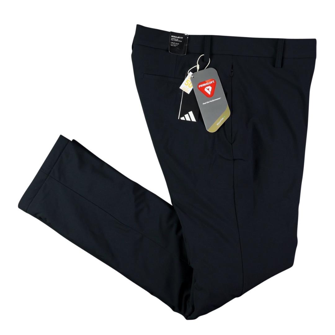 【88】秋冬 定価27,500円 アディダス ゴルフ 中綿 テーパードパンツ 黒
