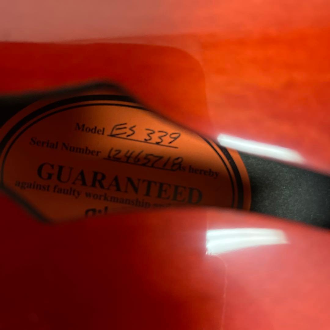 Gibson Memphis ES-339 チェリー