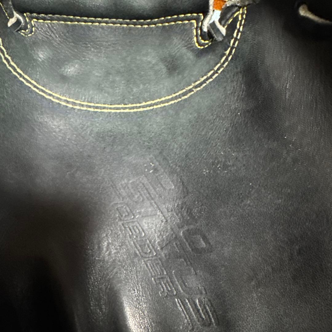 ZETT 硬式グローブ 黒/黄