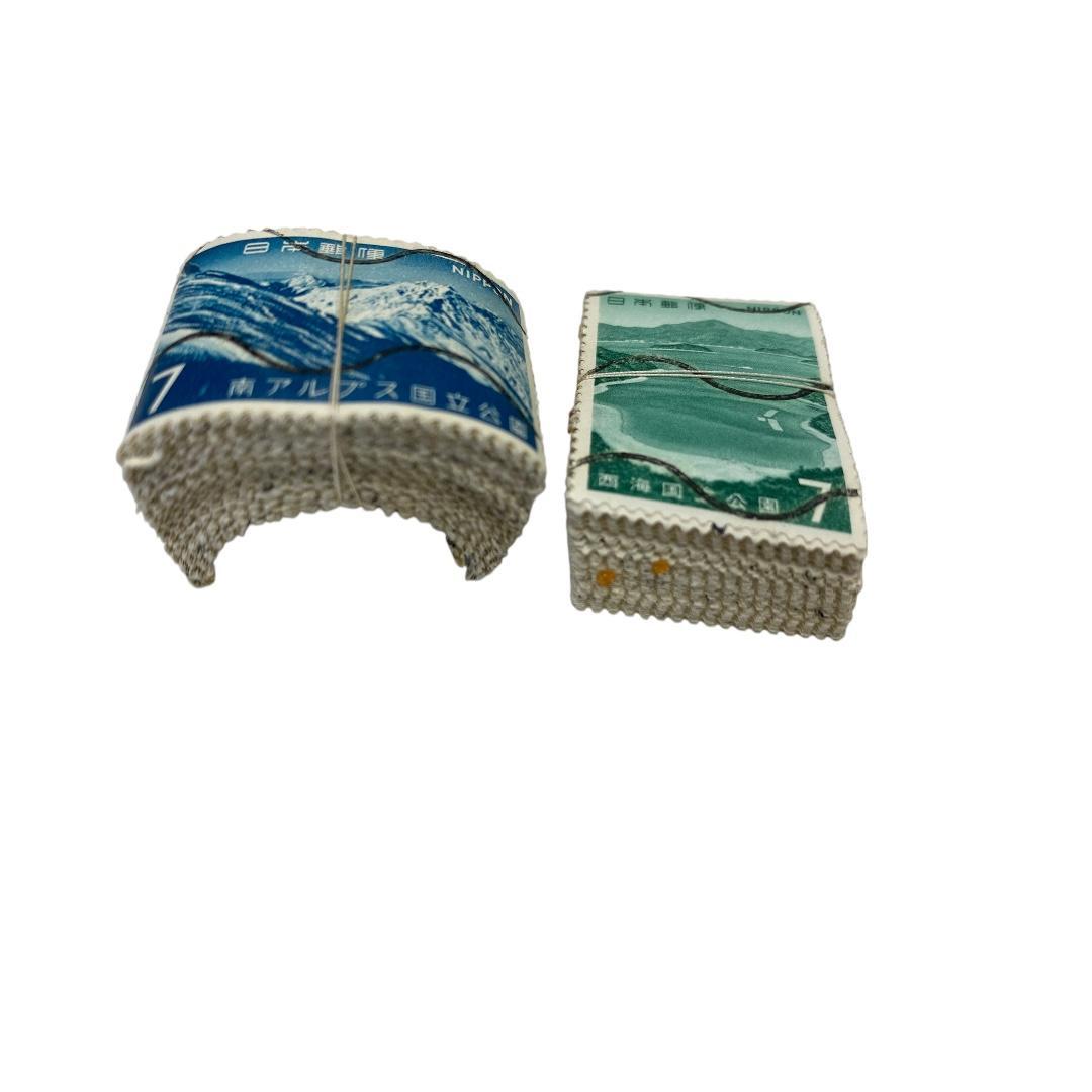 使用済み切手　国立公園記念切手　8種各約100枚づつ　dd064