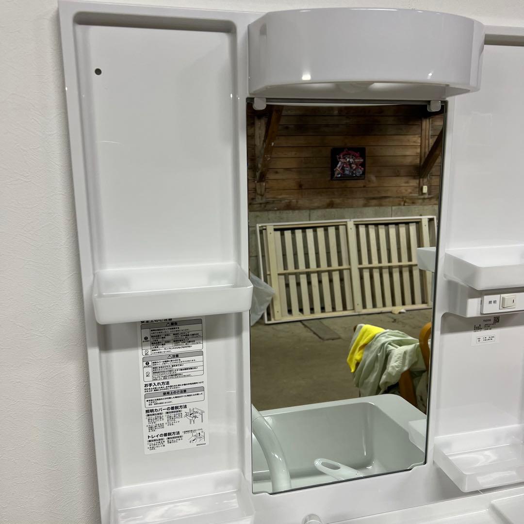 地域限定送料込み⭐︎TOTO 洗面化粧台 口750一面鏡高さ　1800mm 2枚扉