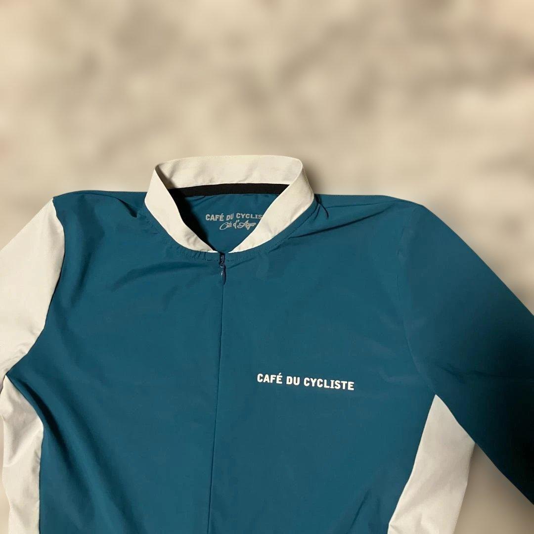 CAFÉ DU CYCLISTE 半袖ジャージ S 青 カフェド