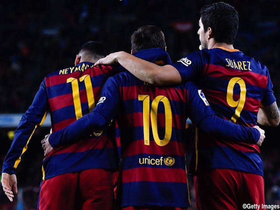 最終値下げ！FCバルセロナ14-15ユニフォームセット　ネイマールメッシスアレス