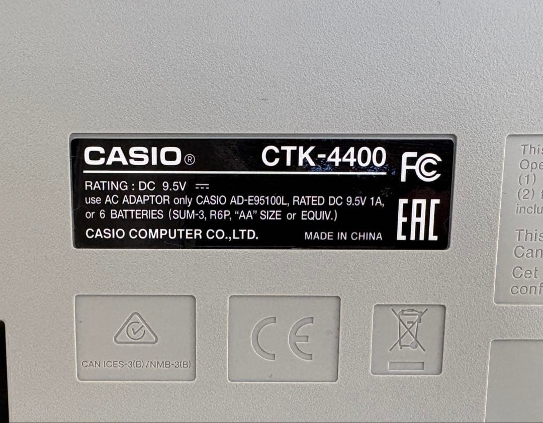 CKT-4400 CASIO カシオ 電子キーボード・ピアノ 初心者〜