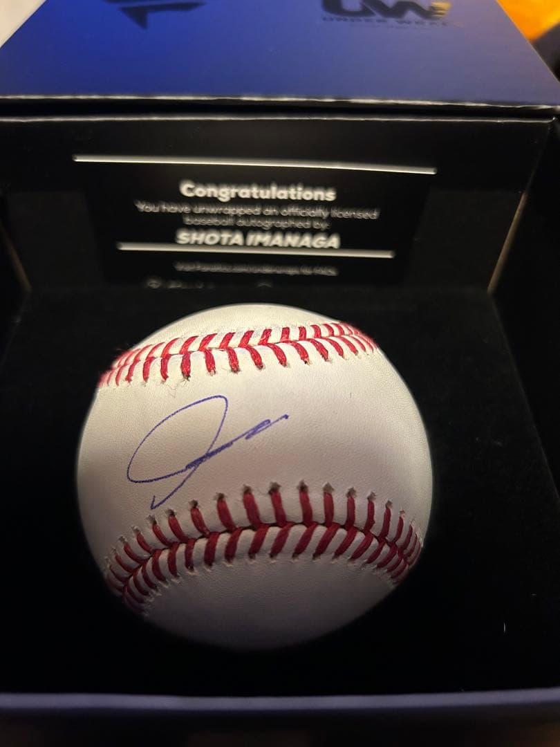 A*o様 MLB カブス　今永昇太　直筆　サインボール　メジャー　正規品