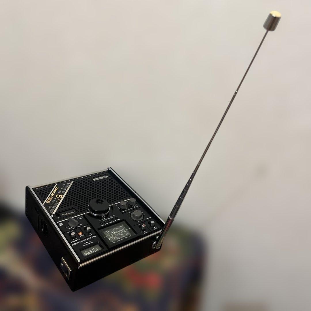 動作美品！●スカイセンサ－　5800 ●昭和のBCL傑作機！ACアダプター付