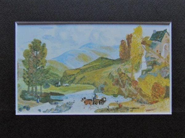 グランマ・モーゼス、『バークシャーの秋』、希少画集画、状態良好