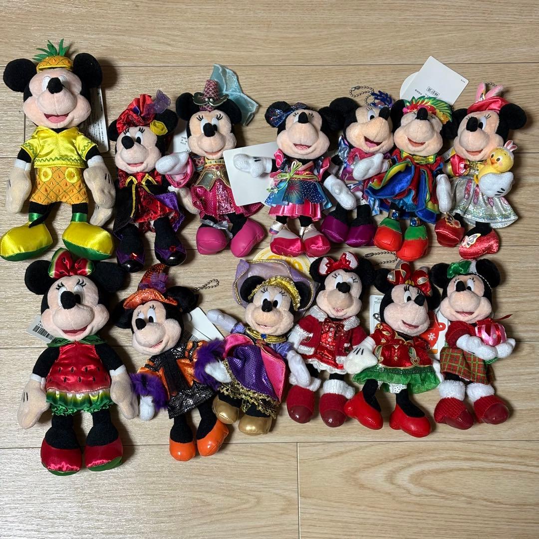 ミニー ミニーマウスぬいぐるみ ぬいば ぬいばセット セット売り まとめ売り