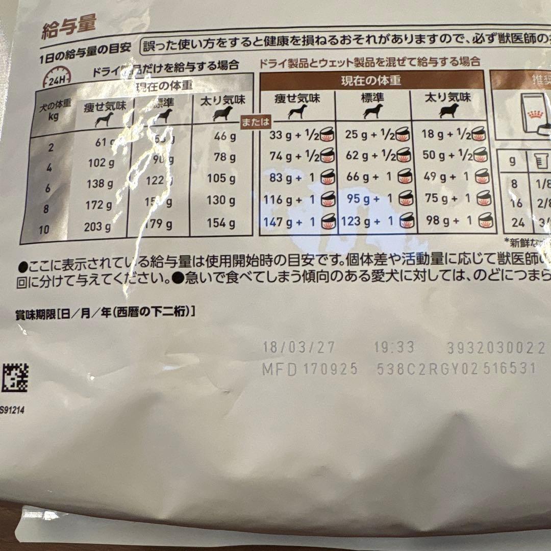 ロイヤルカナン 犬用　　　　　　　　　 消化サポート　低脂肪　3kg