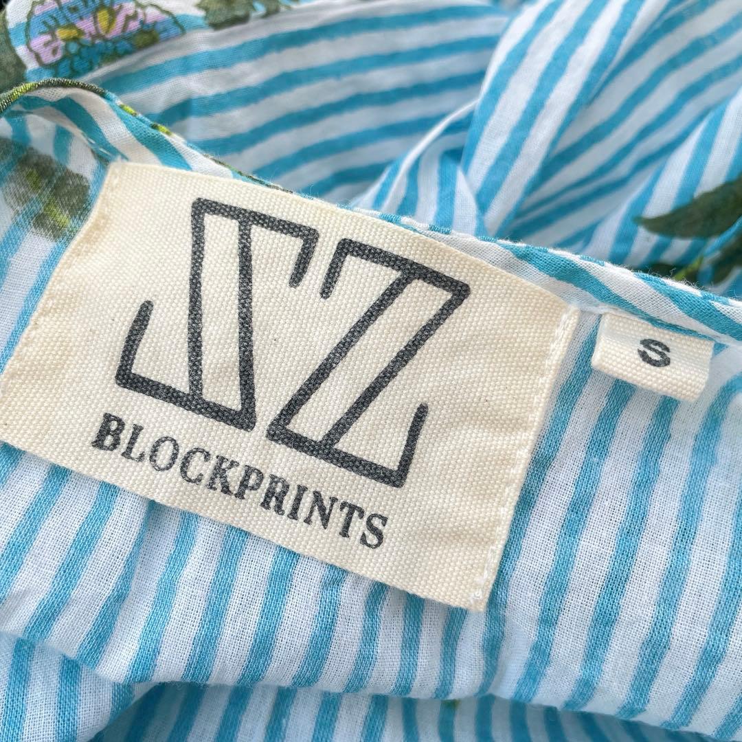 SZ Blockprints 23SS EVA TOP ブラウス　ヌキテパ