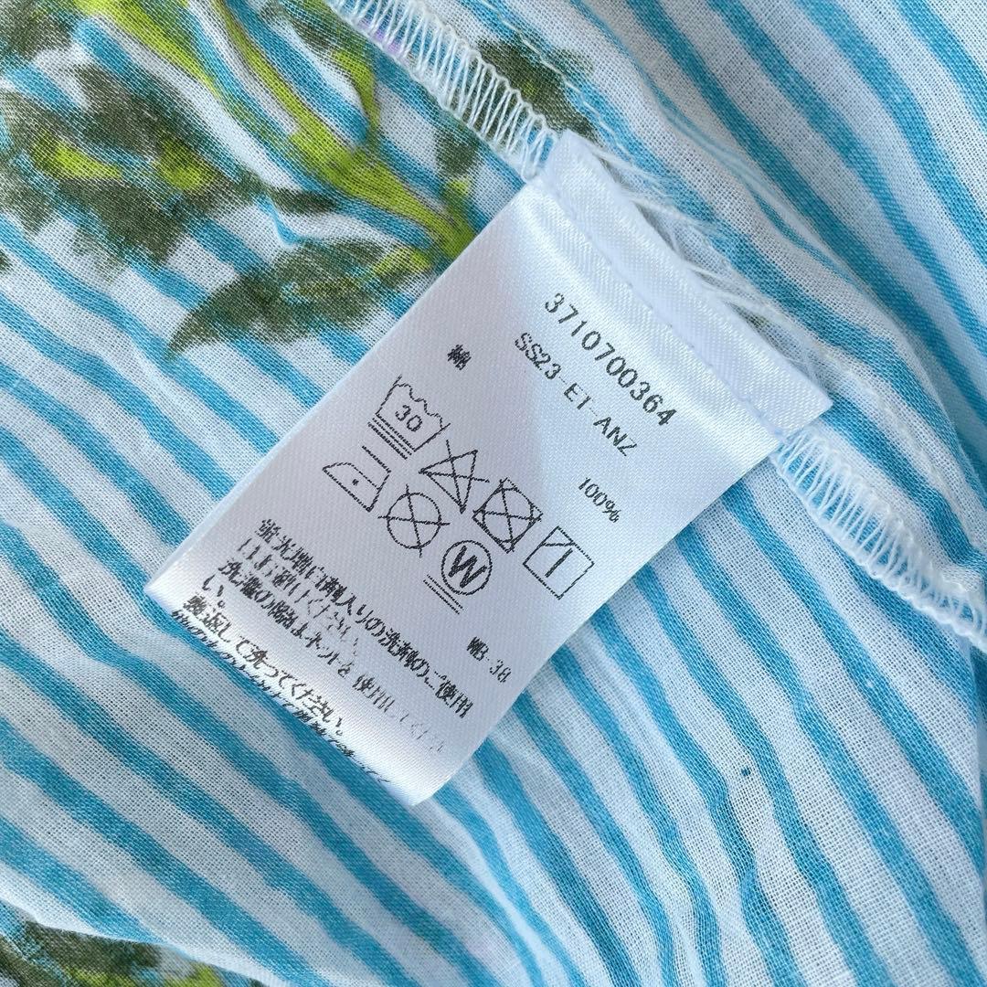 SZ Blockprints 23SS EVA TOP ブラウス　ヌキテパ