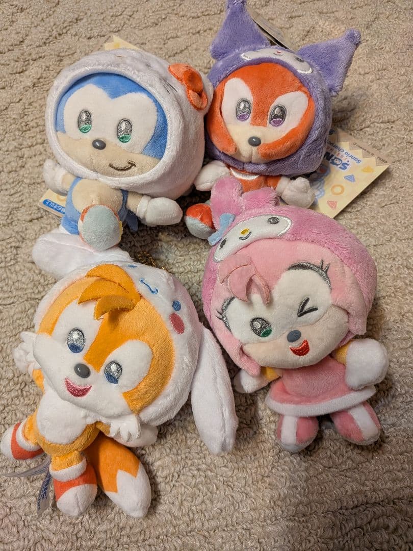 ソニック×サンリオ　人形マスコット