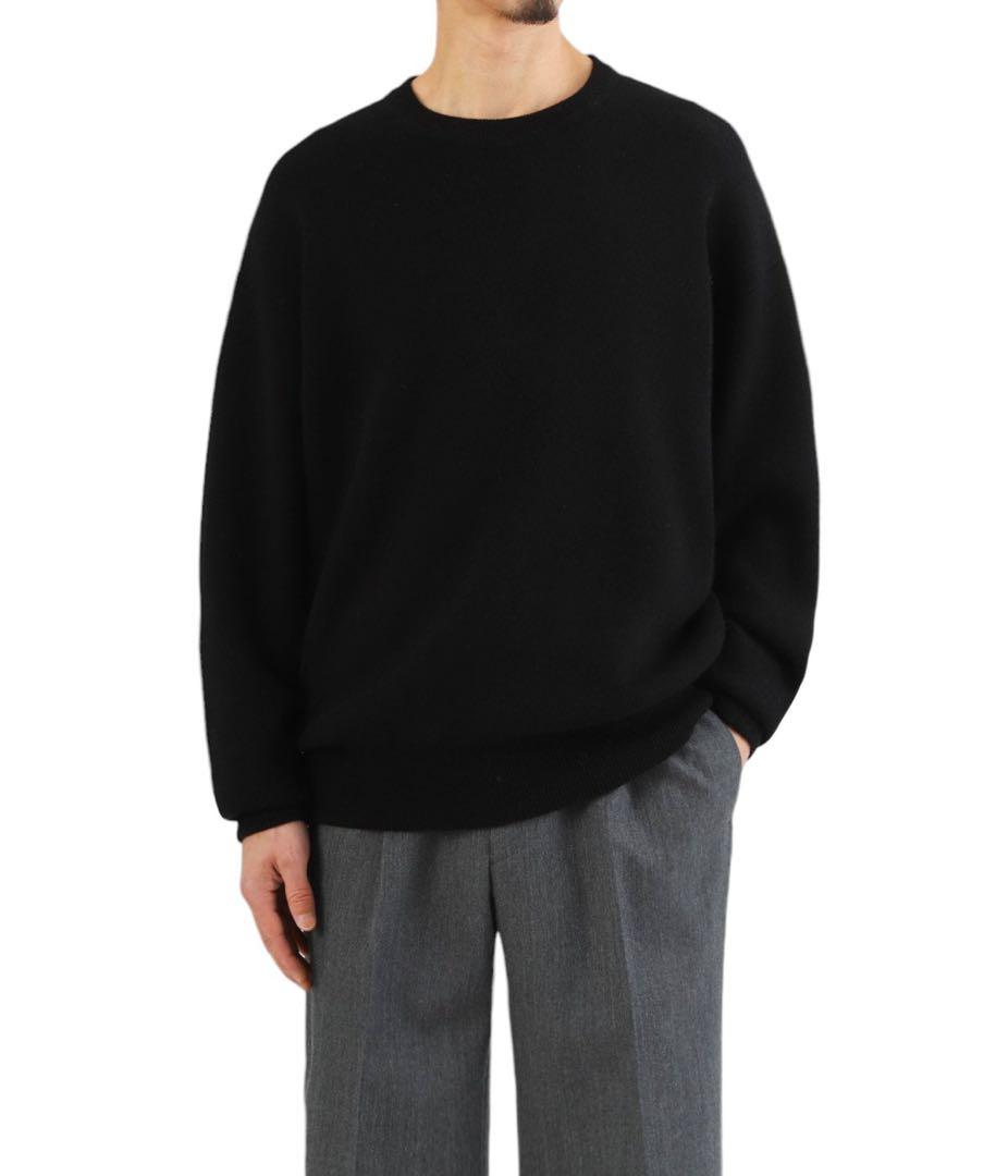 BODHI カシミヤローゲージ ニット ブラック