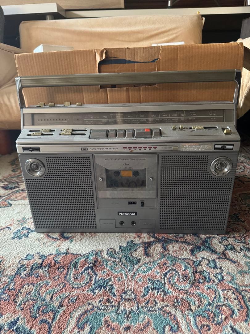 ナショナル ブランド ステレオラジオカセットレコーダー 希少