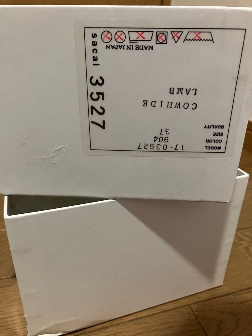 sacai ローファー 37 ブラック