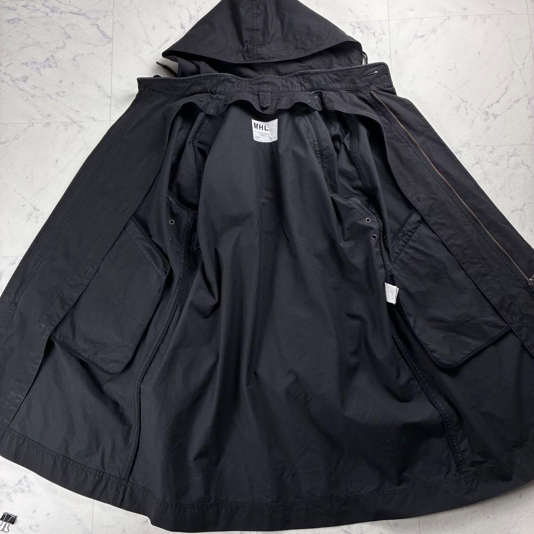 美品 MHL マーガレットハウエル ダウンライナー付 モッズコート 3way