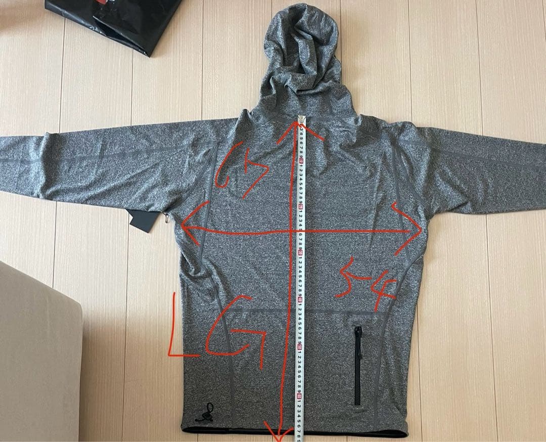 FCS 長袖フード付きラッシュガード　LGサイズ