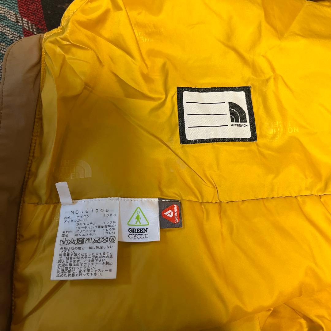 【キッズ】North Face 150スノーボード　スノーインサレーションビブ